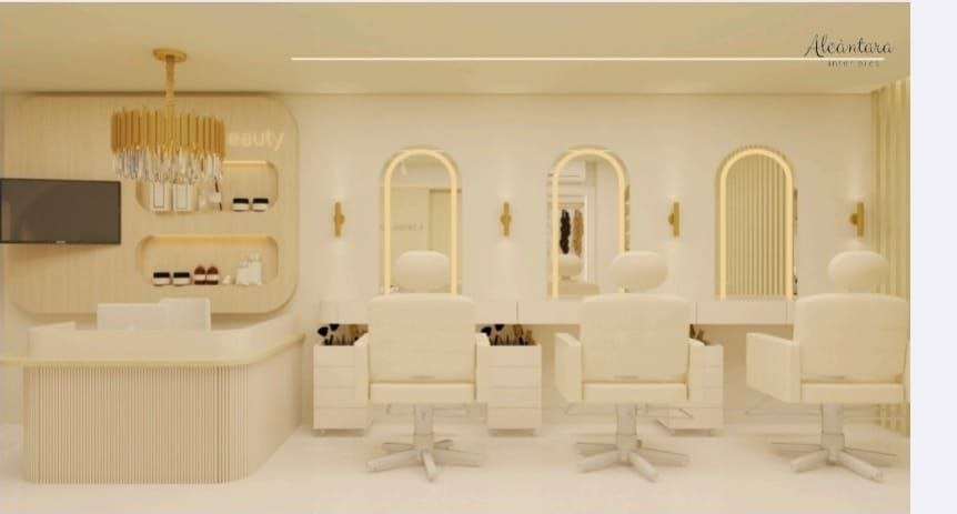 Wide interior view of Mellouk Beauty