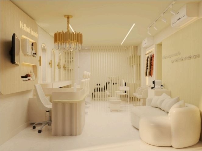 Nail and beauty area at Mellouk Beauty